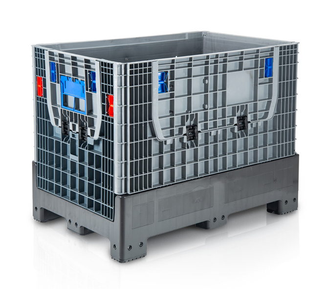 Big box składany 120 x 80 x 95, 4 nogi - 2x okno inspekcyjne