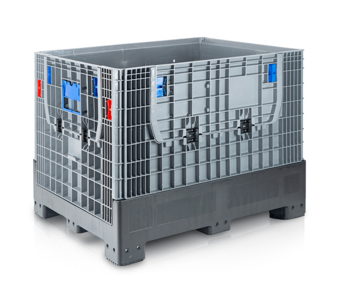 Składany big box 120 x 100 x 97,5, 4 nogi - 2x okno inspekcyjne