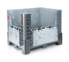 Składany big box 120 x 100 x 97,5, 4 nogi - 2x okno inspekcyjne