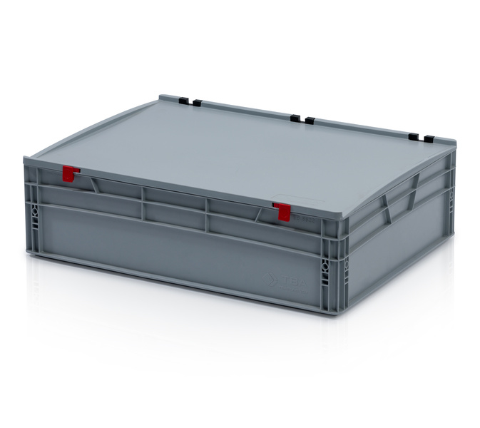 Skrzynka EURO z pokrywą 80 x 60 x 22, uchwyt zamknięty