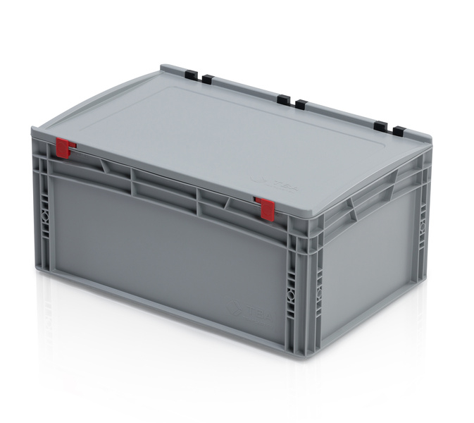 Skrzynka EURO z pokrywą 60 x 40 x 27 z  uchwytem zamkniętym