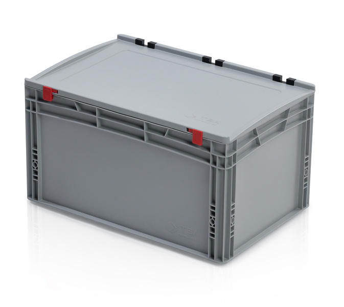 Skrzynka EURO z pokrywą 60 x 40 x 33,5, uchwyt zamknięty