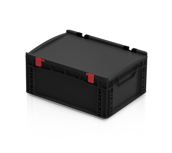 Pojemnik EURO ESD z pokrywą 40 x 30 x 17