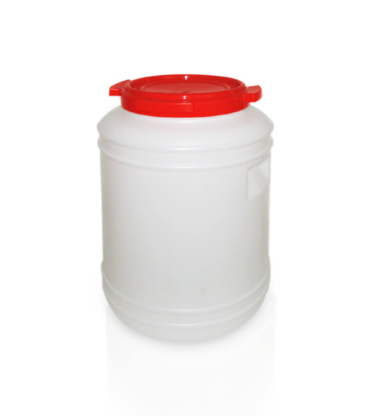 Beczka zakręcana 50 l z czerwoną pokrywą