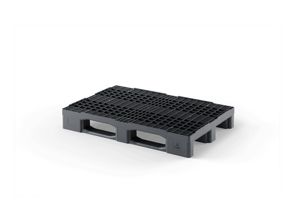 Solidna paleta plastikowa 120x80 - II. jakość