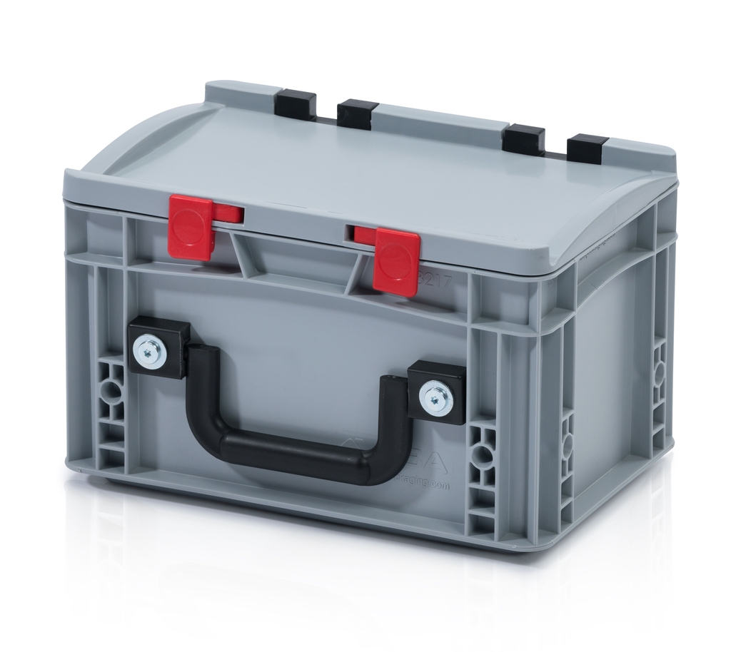 Skrzynka EURO z pokrywą 30 x 20 x 18,5 - 1 uchwyt na dłuższym boku