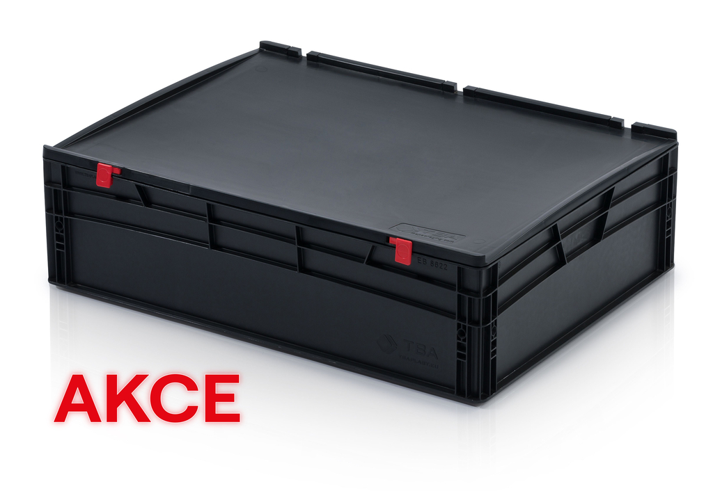 Skrzynka ESD EURO z pokrywą  80x60x23,5