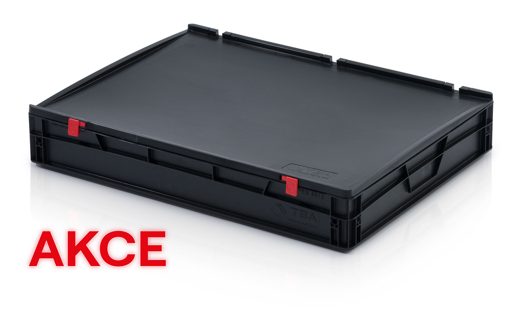 Skrzynka ESD EURO z pokrywą 80x60x13,5