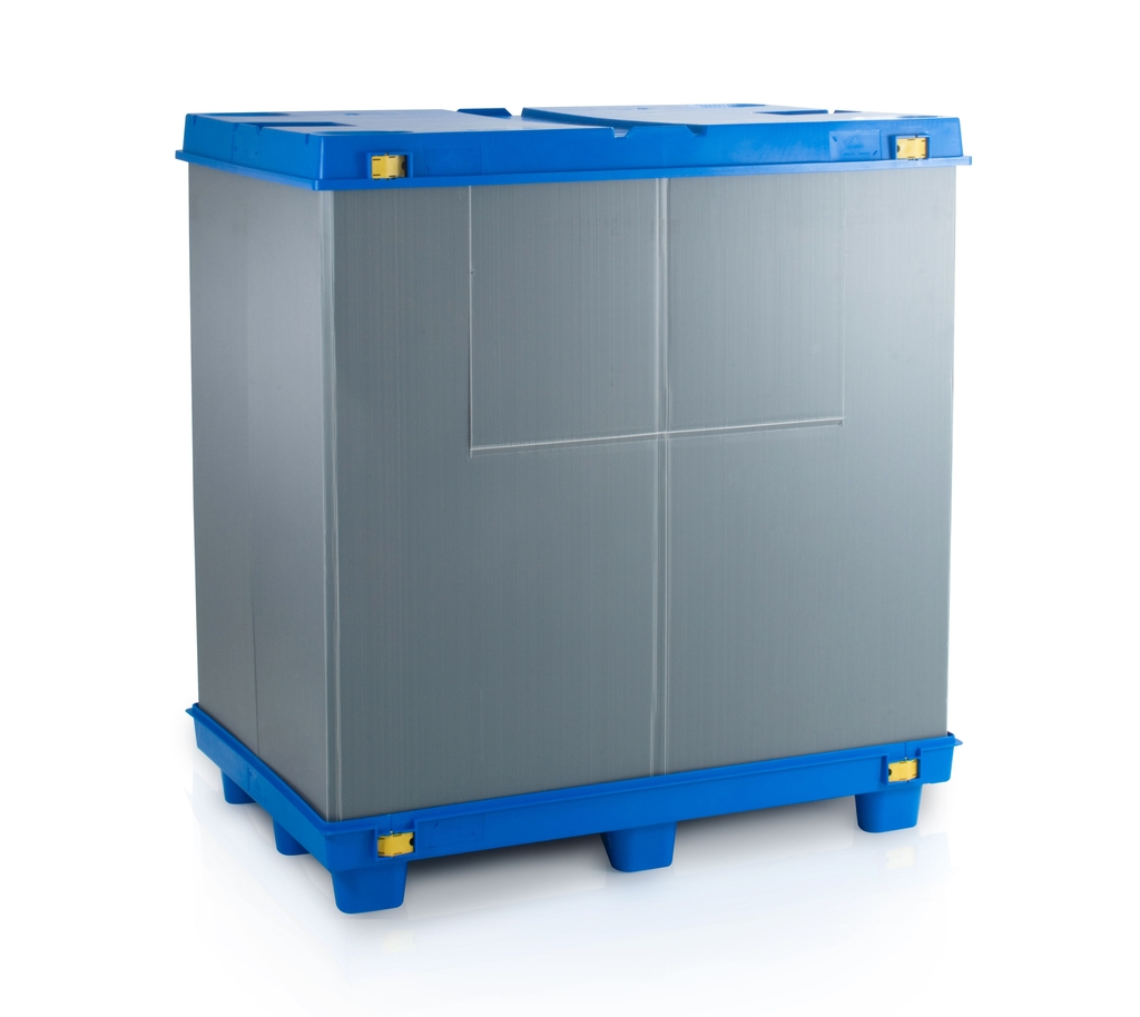 Plastikowe pudełko składane o dużej objętości 1200 x 800