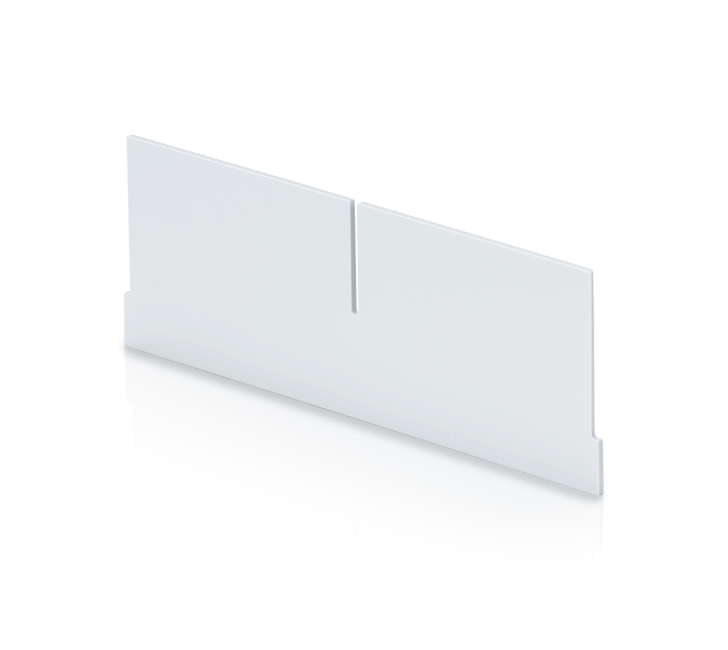 Przegroda poprzeczna z wycięciem do regałowego pojemnika magazynowego- 23,4x9 cm